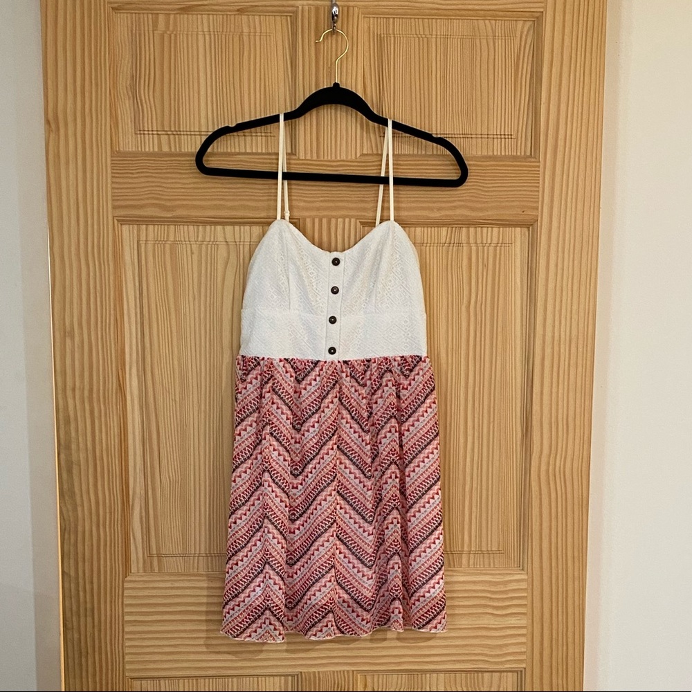 🔥SALE🔥 6/$25 🌸White and Pink Dress🌸